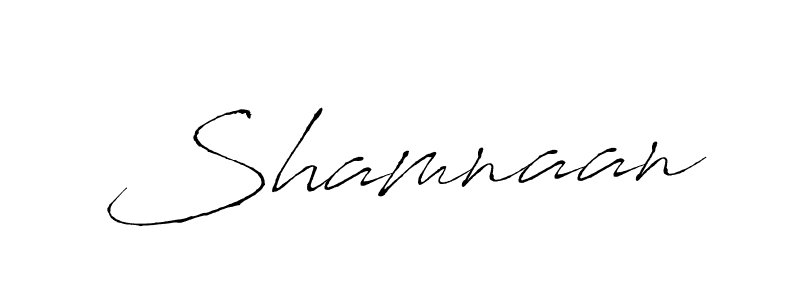 Also we have Shamnaan name is the best signature style. Create professional handwritten signature collection using Antro_Vectra autograph style. Shamnaan signature style 6 images and pictures png