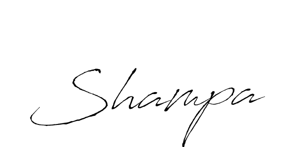 Design your own signature with our free online signature maker. With this signature software, you can create a handwritten (Antro_Vectra) signature for name Shampa. Shampa signature style 6 images and pictures png