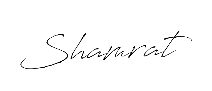 The best way (Antro_Vectra) to make a short signature is to pick only two or three words in your name. The name Shamrat include a total of six letters. For converting this name. Shamrat signature style 6 images and pictures png