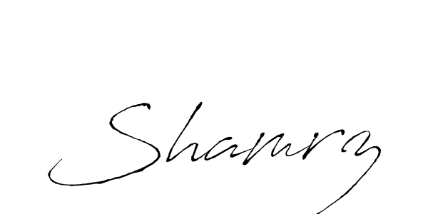 It looks lik you need a new signature style for name Shamrz. Design unique handwritten (Antro_Vectra) signature with our free signature maker in just a few clicks. Shamrz signature style 6 images and pictures png