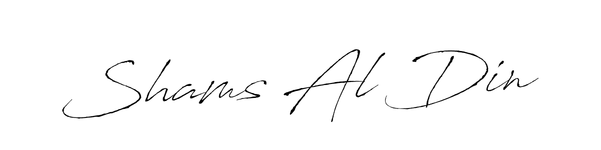 Also You can easily find your signature by using the search form. We will create Shams Al Din name handwritten signature images for you free of cost using Antro_Vectra sign style. Shams Al Din signature style 6 images and pictures png