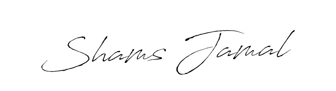 Antro_Vectra is a professional signature style that is perfect for those who want to add a touch of class to their signature. It is also a great choice for those who want to make their signature more unique. Get Shams Jamal name to fancy signature for free. Shams Jamal signature style 6 images and pictures png