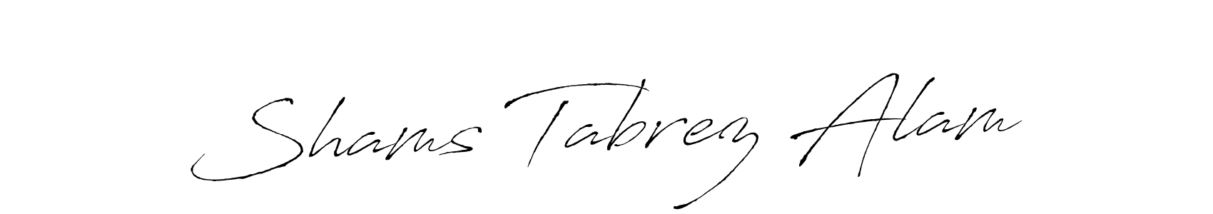 It looks lik you need a new signature style for name Shams Tabrez Alam. Design unique handwritten (Antro_Vectra) signature with our free signature maker in just a few clicks. Shams Tabrez Alam signature style 6 images and pictures png