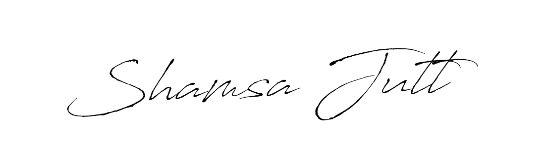 Similarly Antro_Vectra is the best handwritten signature design. Signature creator online .You can use it as an online autograph creator for name Shamsa Jutt. Shamsa Jutt signature style 6 images and pictures png