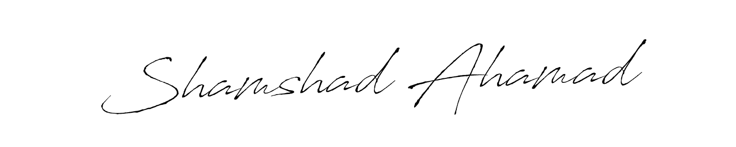 Make a beautiful signature design for name Shamshad Ahamad. Use this online signature maker to create a handwritten signature for free. Shamshad Ahamad signature style 6 images and pictures png
