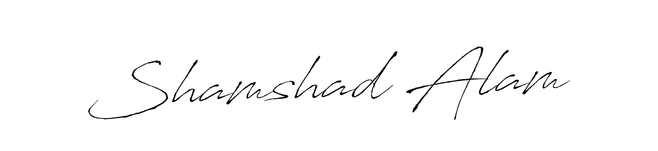 This is the best signature style for the Shamshad Alam name. Also you like these signature font (Antro_Vectra). Mix name signature. Shamshad Alam signature style 6 images and pictures png