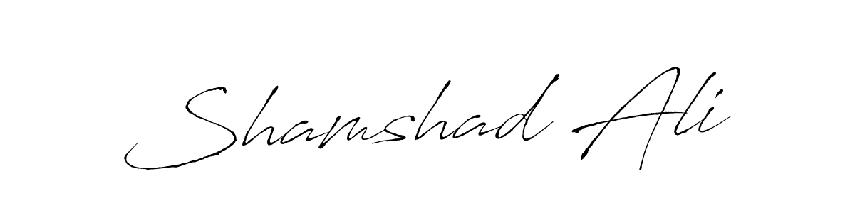 It looks lik you need a new signature style for name Shamshad Ali. Design unique handwritten (Antro_Vectra) signature with our free signature maker in just a few clicks. Shamshad Ali signature style 6 images and pictures png