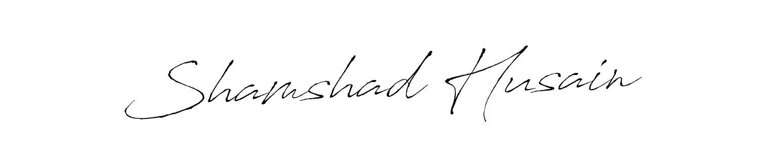 Antro_Vectra is a professional signature style that is perfect for those who want to add a touch of class to their signature. It is also a great choice for those who want to make their signature more unique. Get Shamshad Husain name to fancy signature for free. Shamshad Husain signature style 6 images and pictures png