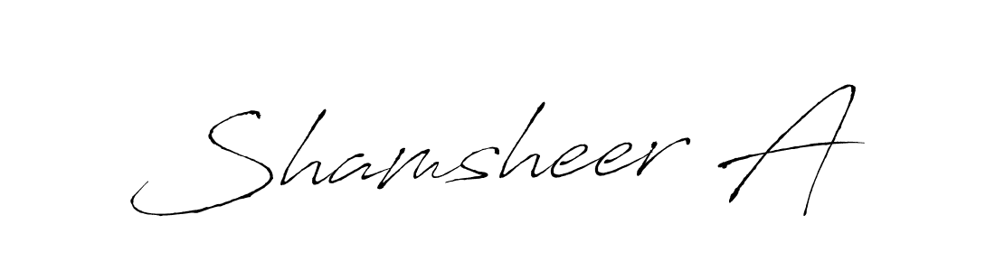 Also You can easily find your signature by using the search form. We will create Shamsheer A name handwritten signature images for you free of cost using Antro_Vectra sign style. Shamsheer A signature style 6 images and pictures png