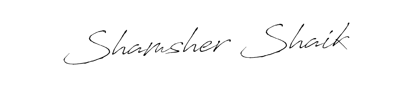 How to Draw Shamsher Shaik signature style? Antro_Vectra is a latest design signature styles for name Shamsher Shaik. Shamsher Shaik signature style 6 images and pictures png