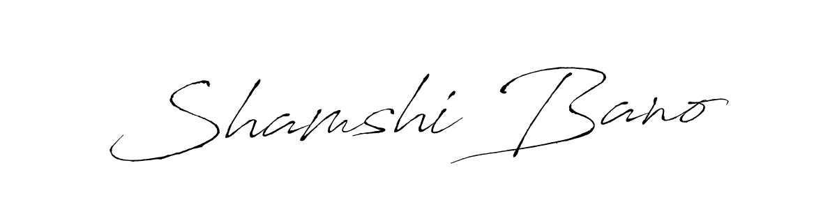 if you are searching for the best signature style for your name Shamshi Bano. so please give up your signature search. here we have designed multiple signature styles  using Antro_Vectra. Shamshi Bano signature style 6 images and pictures png