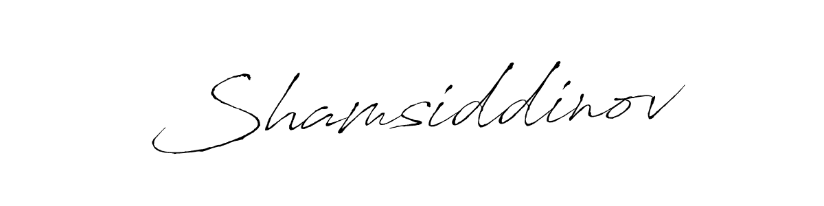 Use a signature maker to create a handwritten signature online. With this signature software, you can design (Antro_Vectra) your own signature for name Shamsiddinov. Shamsiddinov signature style 6 images and pictures png