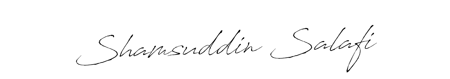 This is the best signature style for the Shamsuddin Salafi name. Also you like these signature font (Antro_Vectra). Mix name signature. Shamsuddin Salafi signature style 6 images and pictures png