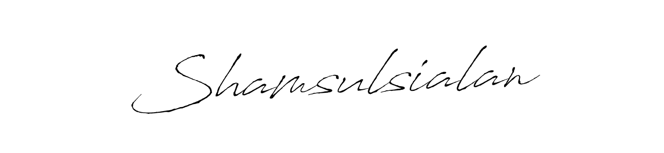 Make a beautiful signature design for name Shamsulsialan. Use this online signature maker to create a handwritten signature for free. Shamsulsialan signature style 6 images and pictures png