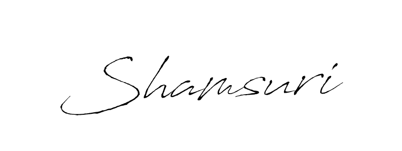 Shamsuri stylish signature style. Best Handwritten Sign (Antro_Vectra) for my name. Handwritten Signature Collection Ideas for my name Shamsuri. Shamsuri signature style 6 images and pictures png