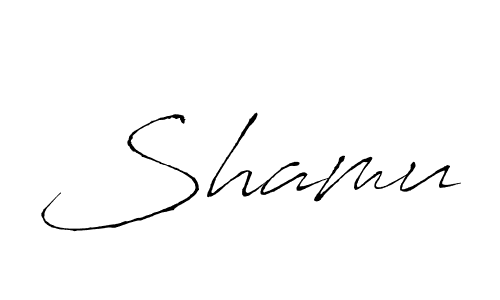 Create a beautiful signature design for name Shamu. With this signature (Antro_Vectra) fonts, you can make a handwritten signature for free. Shamu signature style 6 images and pictures png