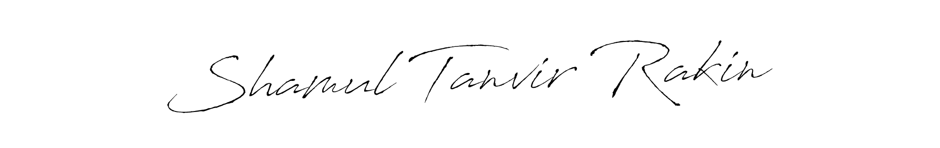 Also we have Shamul Tanvir Rakin name is the best signature style. Create professional handwritten signature collection using Antro_Vectra autograph style. Shamul Tanvir Rakin signature style 6 images and pictures png