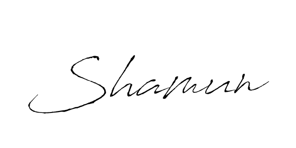 Similarly Antro_Vectra is the best handwritten signature design. Signature creator online .You can use it as an online autograph creator for name Shamun. Shamun signature style 6 images and pictures png