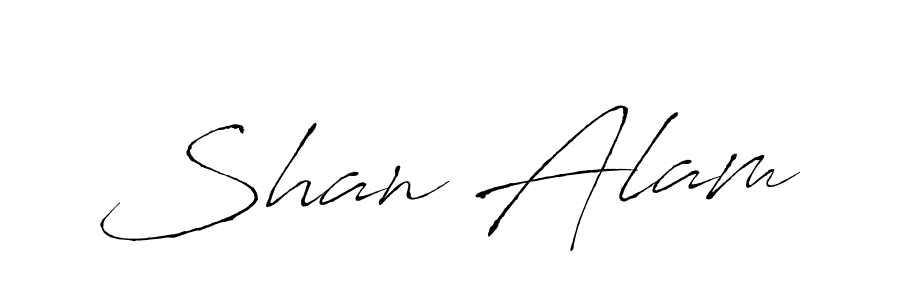 Also we have Shan Alam name is the best signature style. Create professional handwritten signature collection using Antro_Vectra autograph style. Shan Alam signature style 6 images and pictures png