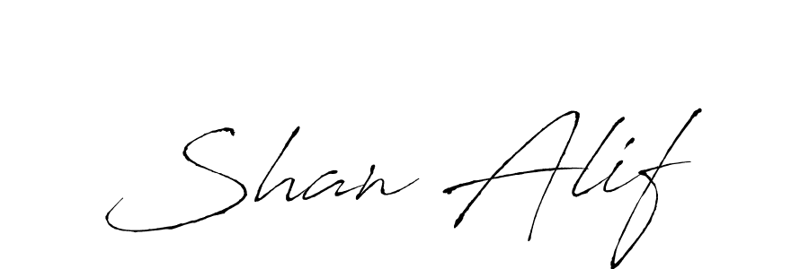 You should practise on your own different ways (Antro_Vectra) to write your name (Shan Alif) in signature. don't let someone else do it for you. Shan Alif signature style 6 images and pictures png