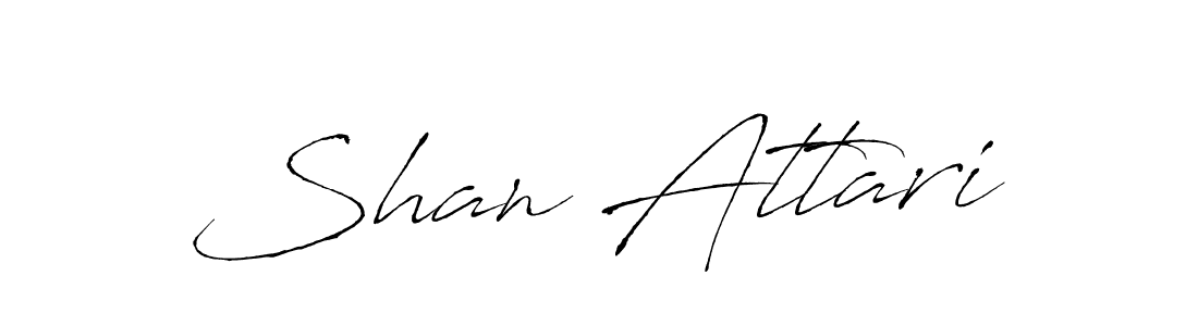 How to make Shan Attari signature? Antro_Vectra is a professional autograph style. Create handwritten signature for Shan Attari name. Shan Attari signature style 6 images and pictures png