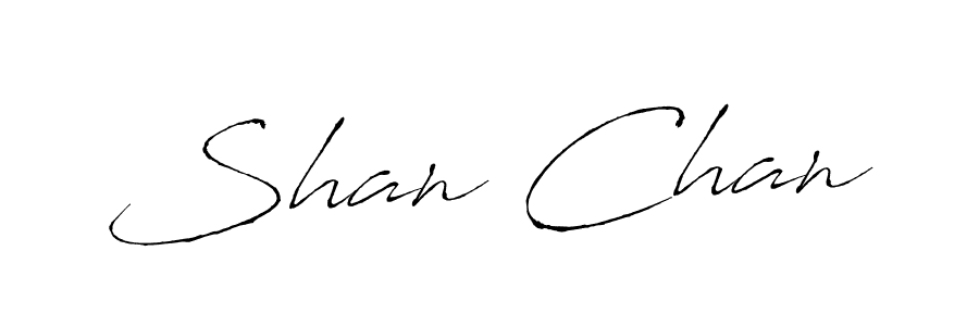 You should practise on your own different ways (Antro_Vectra) to write your name (Shan Chan) in signature. don't let someone else do it for you. Shan Chan signature style 6 images and pictures png