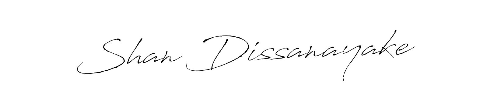 Use a signature maker to create a handwritten signature online. With this signature software, you can design (Antro_Vectra) your own signature for name Shan Dissanayake. Shan Dissanayake signature style 6 images and pictures png