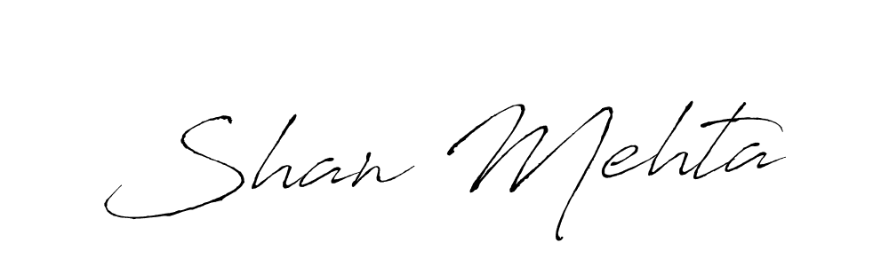 Also You can easily find your signature by using the search form. We will create Shan Mehta name handwritten signature images for you free of cost using Antro_Vectra sign style. Shan Mehta signature style 6 images and pictures png