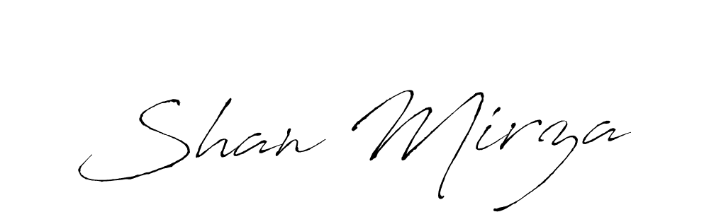if you are searching for the best signature style for your name Shan Mirza. so please give up your signature search. here we have designed multiple signature styles  using Antro_Vectra. Shan Mirza signature style 6 images and pictures png