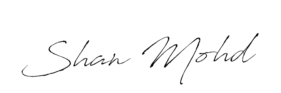 Also we have Shan Mohd name is the best signature style. Create professional handwritten signature collection using Antro_Vectra autograph style. Shan Mohd signature style 6 images and pictures png