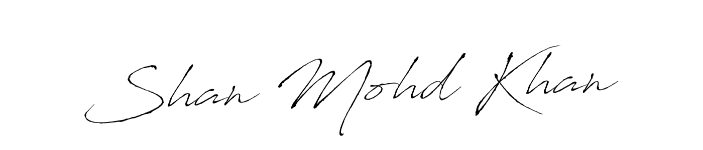 Similarly Antro_Vectra is the best handwritten signature design. Signature creator online .You can use it as an online autograph creator for name Shan Mohd Khan. Shan Mohd Khan signature style 6 images and pictures png