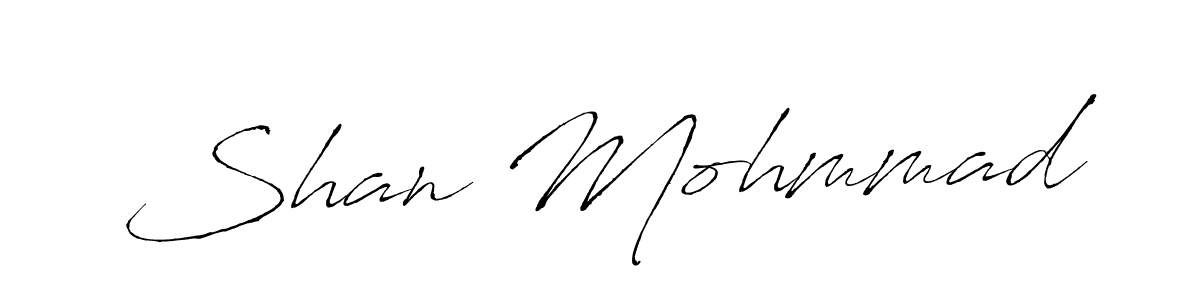Shan Mohmmad stylish signature style. Best Handwritten Sign (Antro_Vectra) for my name. Handwritten Signature Collection Ideas for my name Shan Mohmmad. Shan Mohmmad signature style 6 images and pictures png