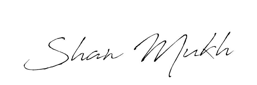 Also You can easily find your signature by using the search form. We will create Shan Mukh name handwritten signature images for you free of cost using Antro_Vectra sign style. Shan Mukh signature style 6 images and pictures png