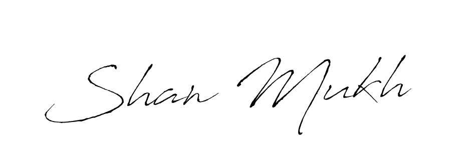 Also You can easily find your signature by using the search form. We will create Shan Mukh name handwritten signature images for you free of cost using Antro_Vectra sign style. Shan Mukh signature style 6 images and pictures png