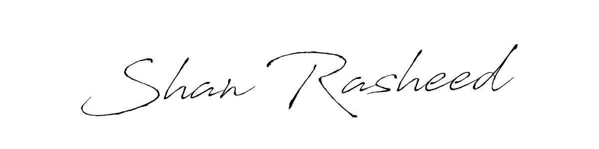 Also we have Shan Rasheed name is the best signature style. Create professional handwritten signature collection using Antro_Vectra autograph style. Shan Rasheed signature style 6 images and pictures png