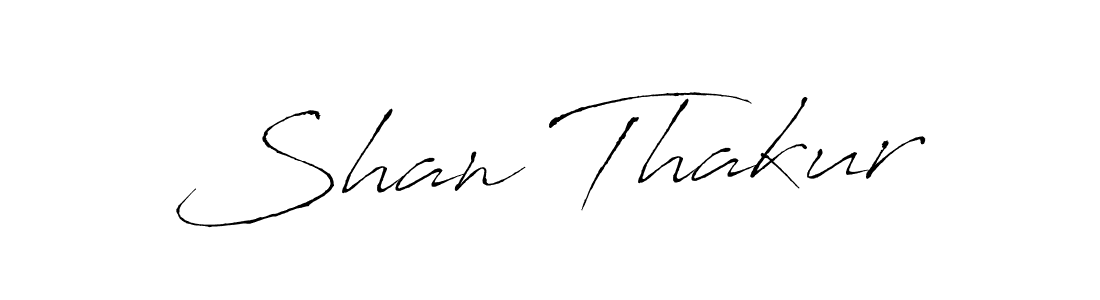 How to make Shan Thakur name signature. Use Antro_Vectra style for creating short signs online. This is the latest handwritten sign. Shan Thakur signature style 6 images and pictures png