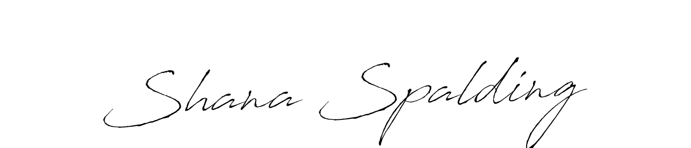 Design your own signature with our free online signature maker. With this signature software, you can create a handwritten (Antro_Vectra) signature for name Shana Spalding. Shana Spalding signature style 6 images and pictures png