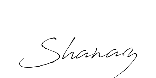 Design your own signature with our free online signature maker. With this signature software, you can create a handwritten (Antro_Vectra) signature for name Shanaz. Shanaz signature style 6 images and pictures png