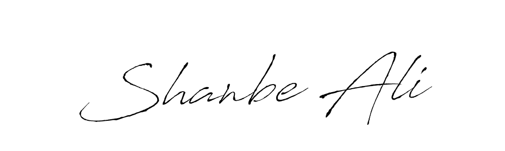 How to make Shanbe Ali name signature. Use Antro_Vectra style for creating short signs online. This is the latest handwritten sign. Shanbe Ali signature style 6 images and pictures png