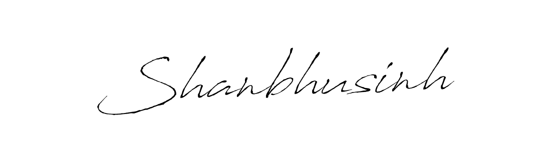 Design your own signature with our free online signature maker. With this signature software, you can create a handwritten (Antro_Vectra) signature for name Shanbhusinh. Shanbhusinh signature style 6 images and pictures png