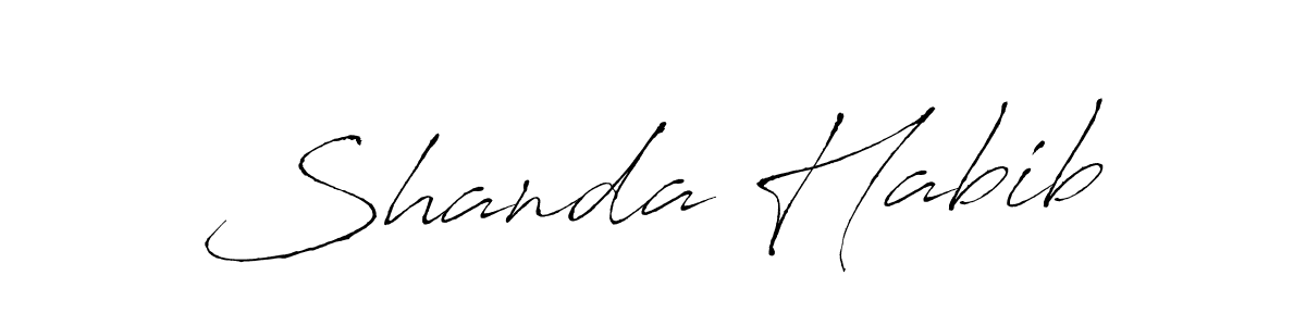 You can use this online signature creator to create a handwritten signature for the name Shanda Habib. This is the best online autograph maker. Shanda Habib signature style 6 images and pictures png