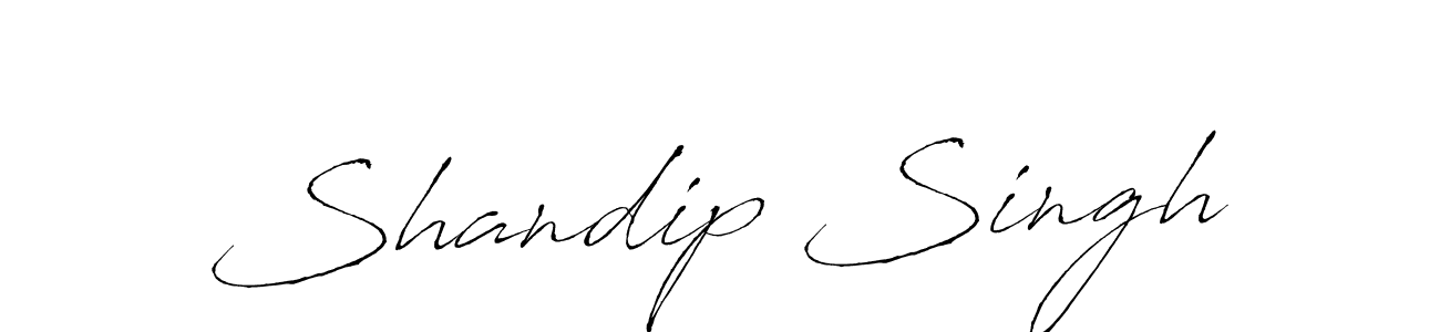 The best way (Antro_Vectra) to make a short signature is to pick only two or three words in your name. The name Shandip Singh include a total of six letters. For converting this name. Shandip Singh signature style 6 images and pictures png