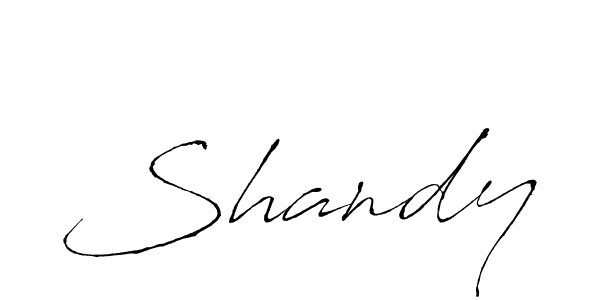 Make a beautiful signature design for name Shandy. With this signature (Antro_Vectra) style, you can create a handwritten signature for free. Shandy signature style 6 images and pictures png