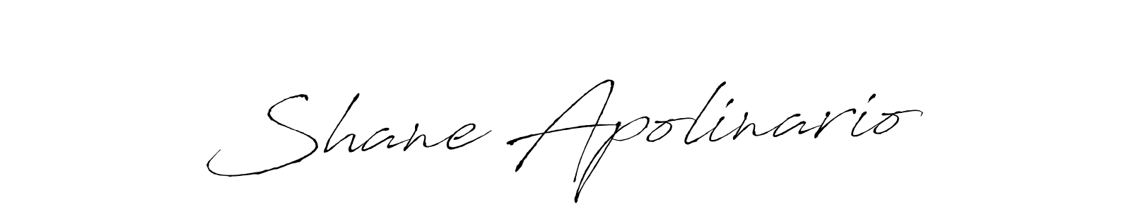 Design your own signature with our free online signature maker. With this signature software, you can create a handwritten (Antro_Vectra) signature for name Shane Apolinario. Shane Apolinario signature style 6 images and pictures png