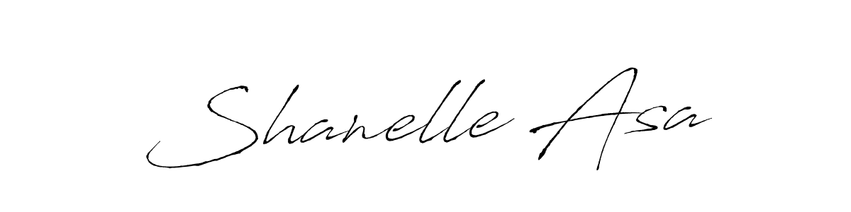 This is the best signature style for the Shanelle Asa name. Also you like these signature font (Antro_Vectra). Mix name signature. Shanelle Asa signature style 6 images and pictures png