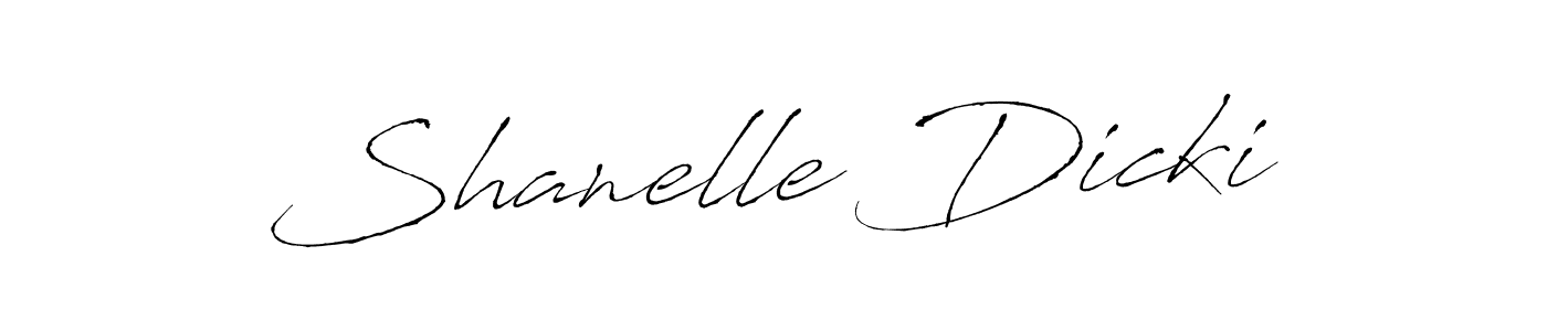 Also we have Shanelle Dicki name is the best signature style. Create professional handwritten signature collection using Antro_Vectra autograph style. Shanelle Dicki signature style 6 images and pictures png