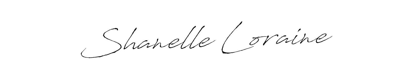 Create a beautiful signature design for name Shanelle Loraine. With this signature (Antro_Vectra) fonts, you can make a handwritten signature for free. Shanelle Loraine signature style 6 images and pictures png