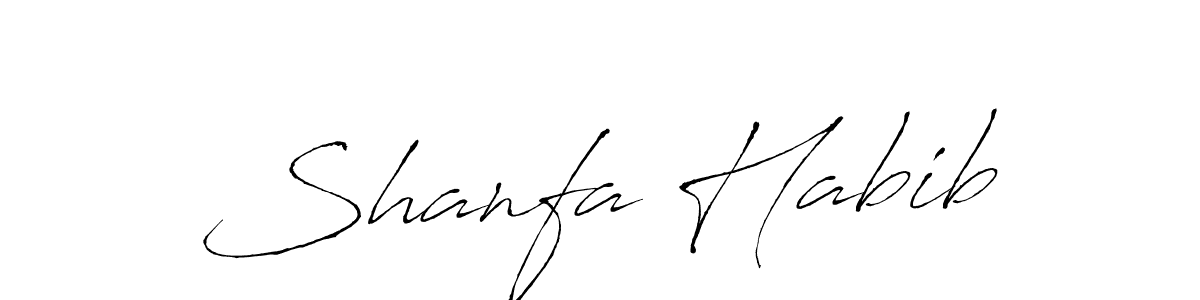 Also we have Shanfa Habib name is the best signature style. Create professional handwritten signature collection using Antro_Vectra autograph style. Shanfa Habib signature style 6 images and pictures png