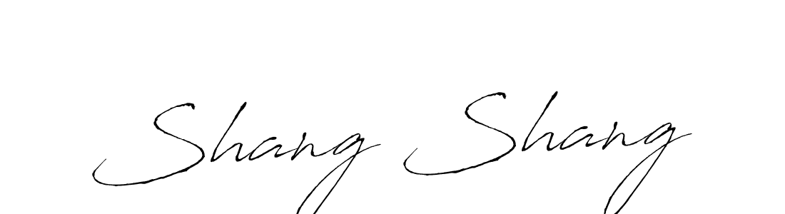 Design your own signature with our free online signature maker. With this signature software, you can create a handwritten (Antro_Vectra) signature for name Shang Shang. Shang Shang signature style 6 images and pictures png