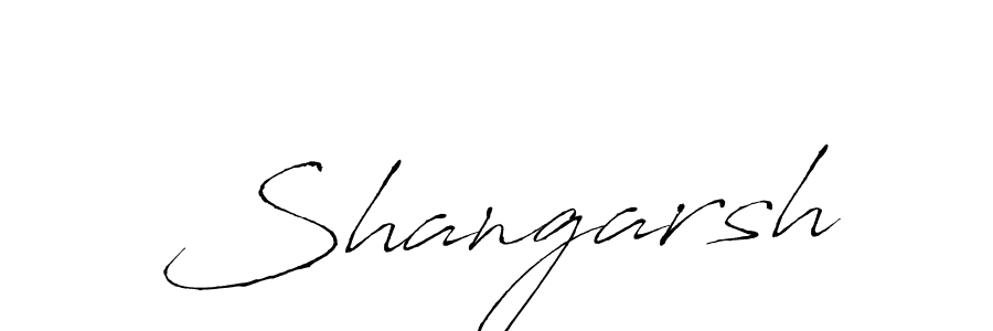 You should practise on your own different ways (Antro_Vectra) to write your name (Shangarsh) in signature. don't let someone else do it for you. Shangarsh signature style 6 images and pictures png
